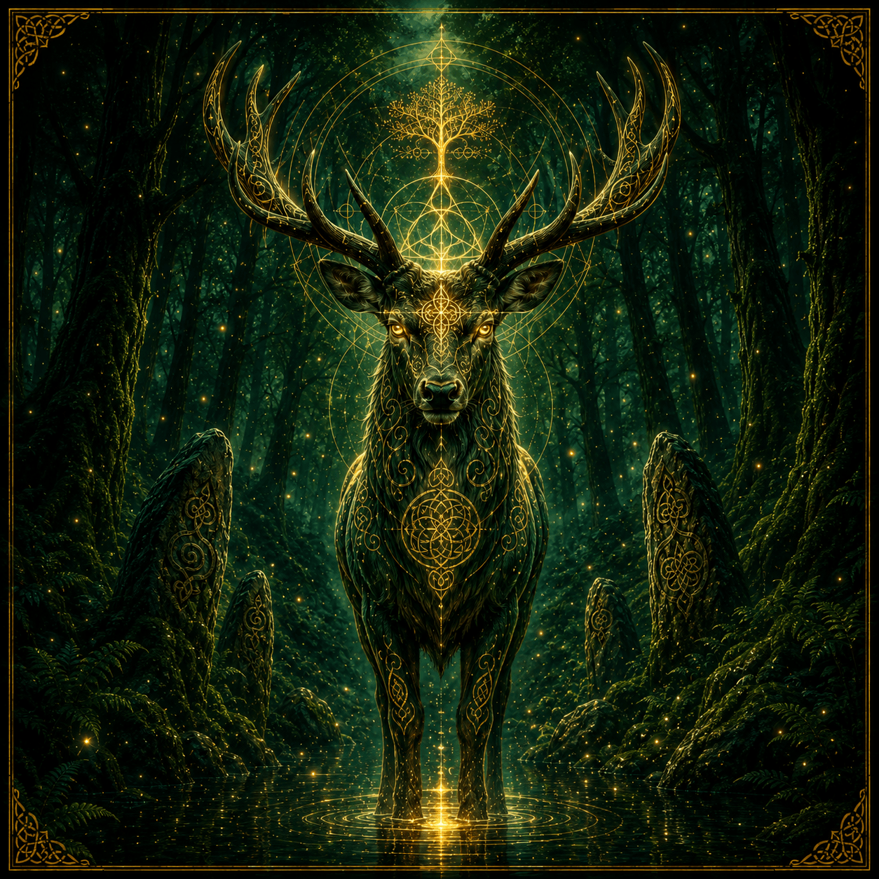 Illustration symbolique de l'animal de pouvoir
