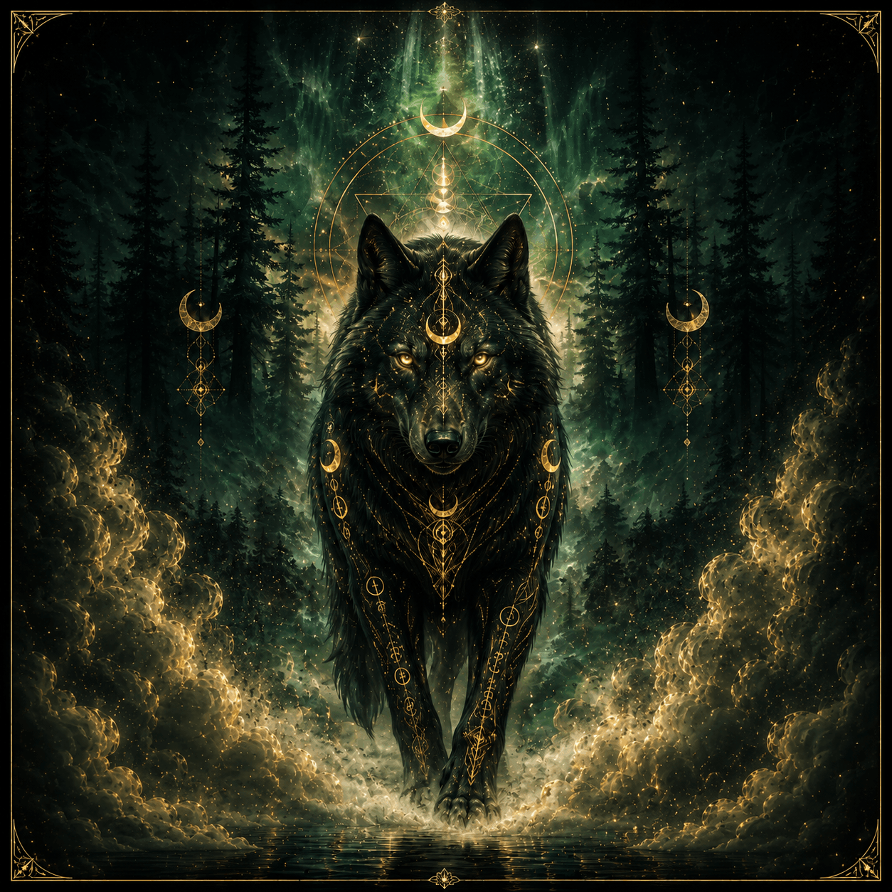 Illustration Animal totem et amour
